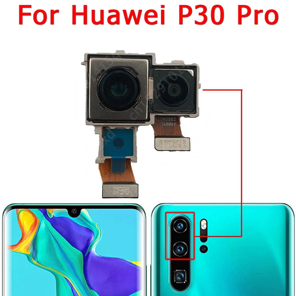 For Huawei P30 Pro P30Pro Front Rear View Back Camera Frontal Main Facing Small Camera Module Flex Replacement Parts