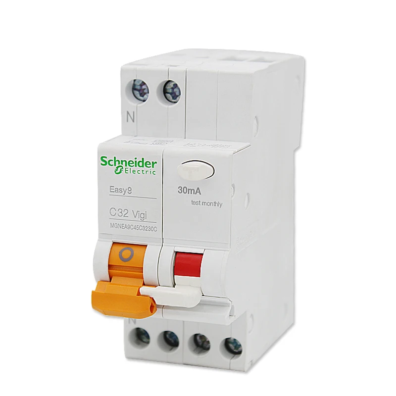 Schneider EA9C45 6A 10A 16A 20A 25A 32A 40A Electrical leakage protection circuit breaker MGNEA9C45C2530CA MGNEA9C45C1630CA