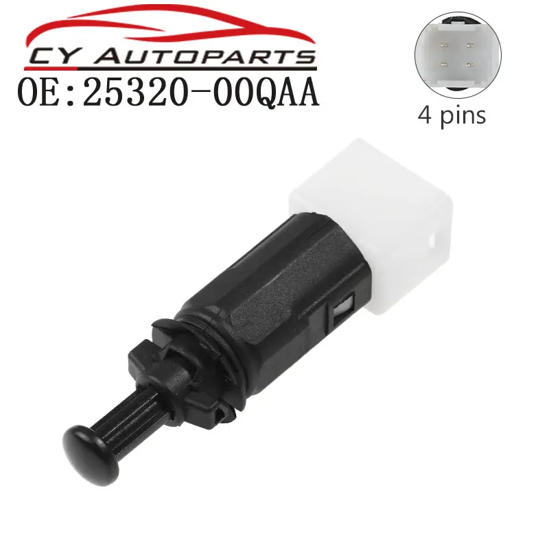 New Brake Light Switch For Nissan Primastar Kubistar RENAULT Clio Espace Kangoo Laguna Trafic 25320-00QAA 2532000QAA