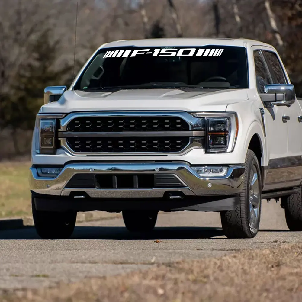 Pickup Front Windshield Stickers For Ford F150 Raptor Truck Graphics Custom Logo Vinyl Covers Car Decor Decals Auto Accessories
