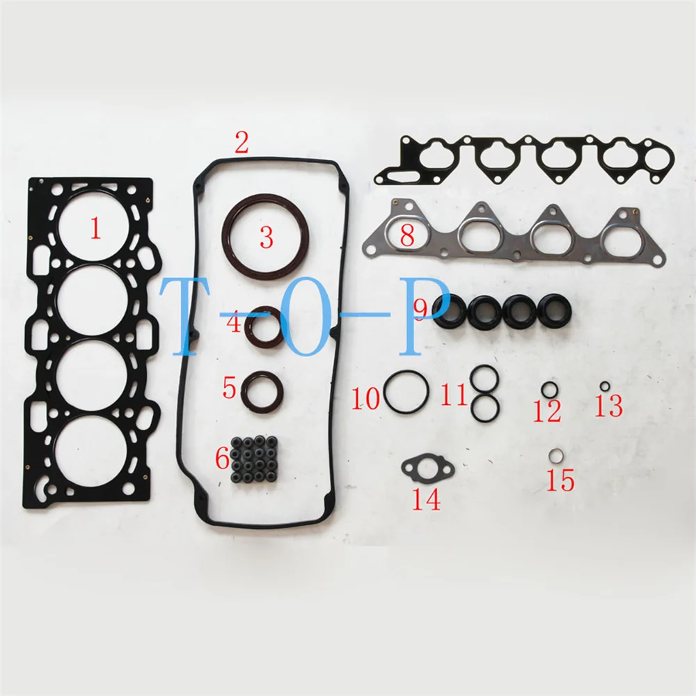 

4G93-FSV1.8 Full Overhaul Engine Repair Kit Gasket Set DAMD322820 1800CC For Mitsubishi