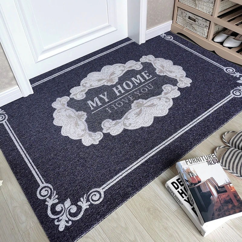 

Cream Vintage Home Floor Mat Silk Ring Foot Mat Premium Feel Entrance Carpet Can be Cut Dust Removed Home Wash Free