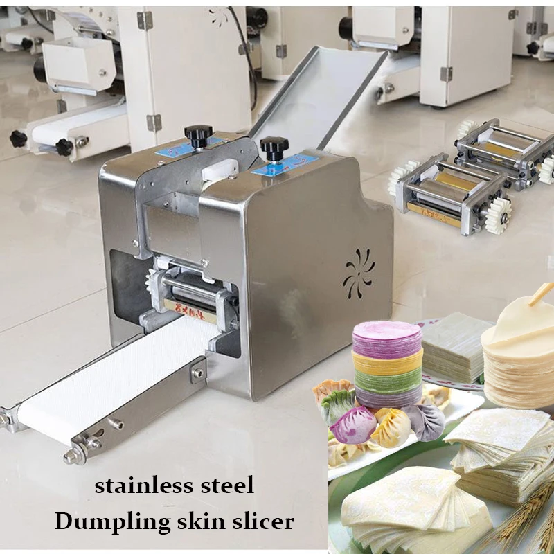 automatic Small electric dumpling wrapper machine slicer wonton rolling pressing manual home kitchen pastas maker commercial