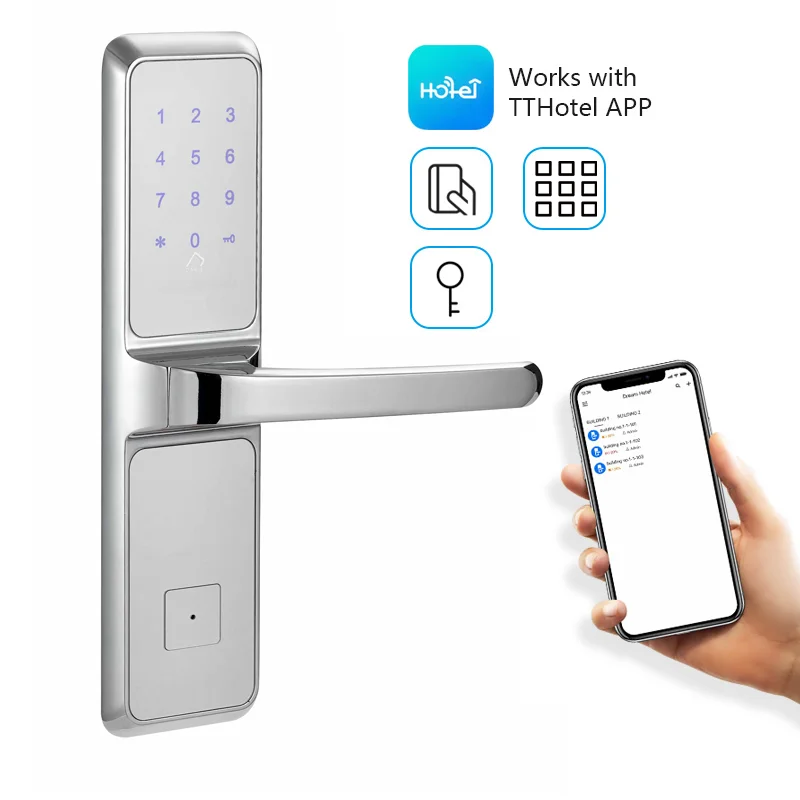Wireless Electronic Combination Street Lock Bluetooth Remotely Control Serrure de porte for Hotel Apartments Office
