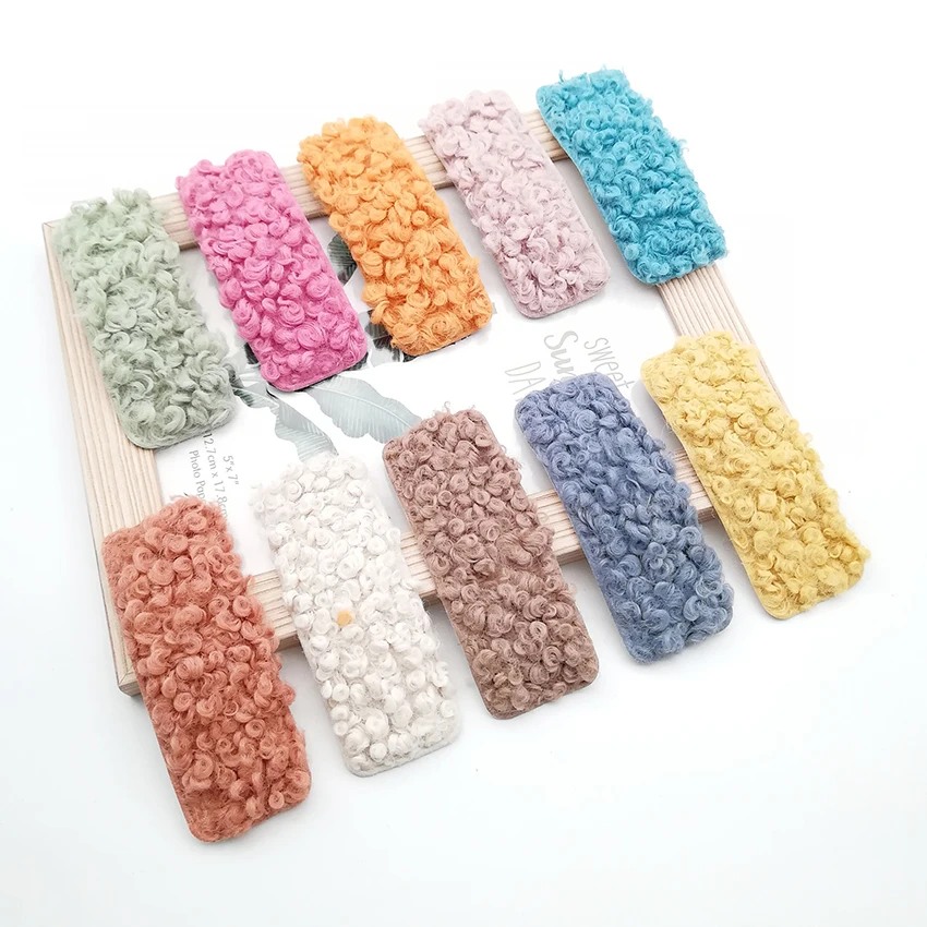 1 قطعة مقاطع الشعر سبيكة الحملان الصوف عدم الانزلاق المشابك الفتيات إكسسوارات الشعر النساء مقاطع الشعر دبابيس الشعر للأطفال أغطية الرأس