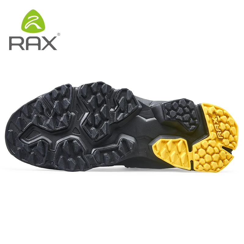 RAX Running Shoes Men&Women Outdoor Sport Shoes Breathable Lightweight Sneakers Air Mesh Upper Anti-slip Natural Rubber Outsole