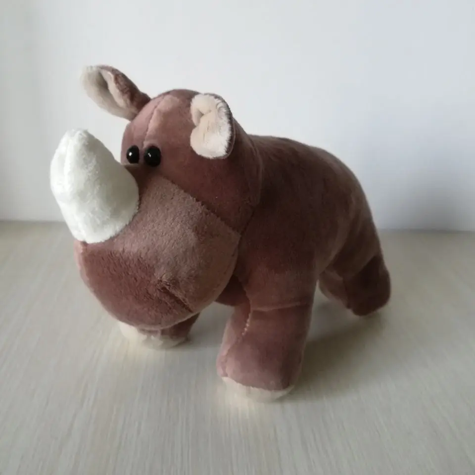 new toy about 25cm lovely gray rhinoceros soft doll plush toy,baby toy birthday gift h0296