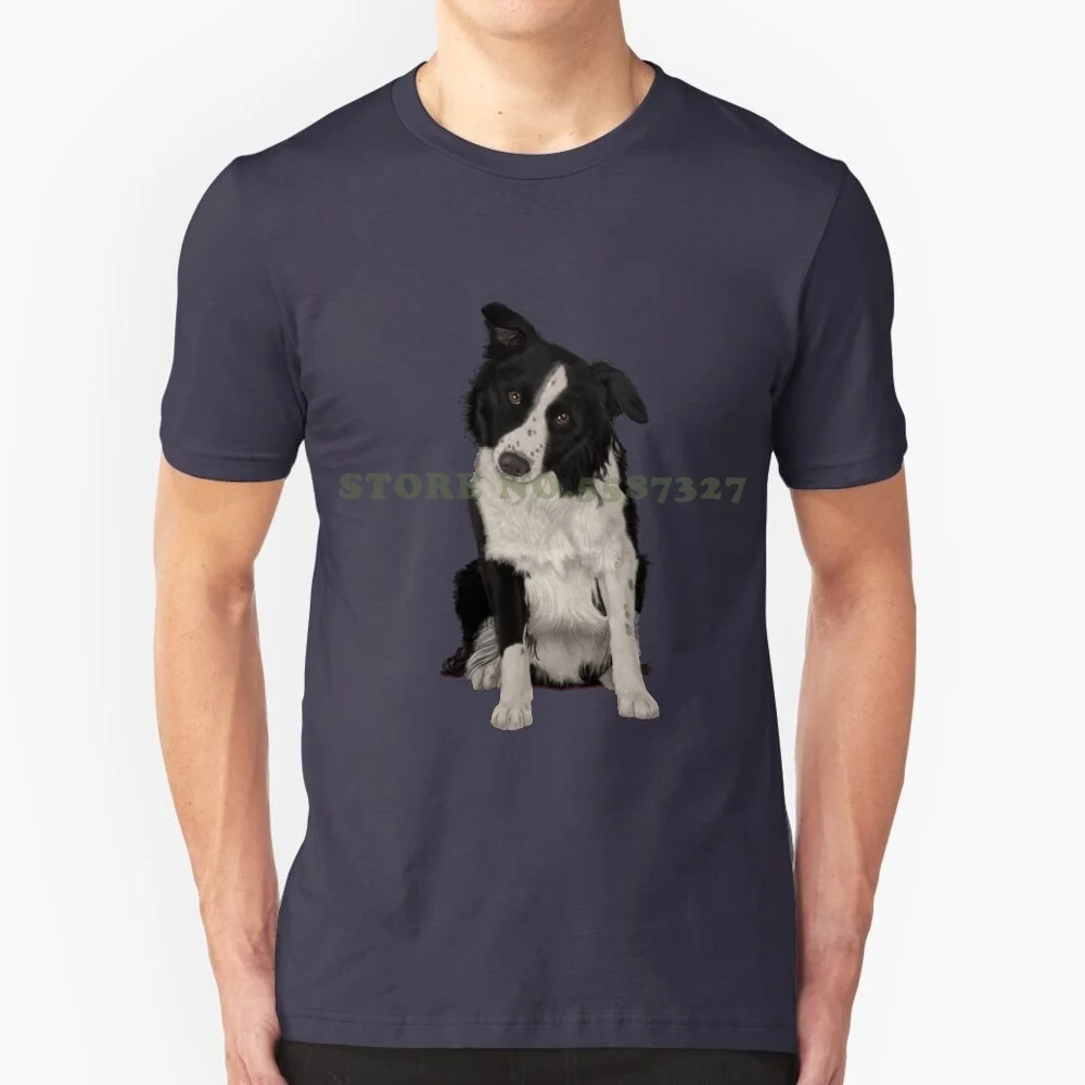 Border Collie Black White Tshirt For Men Women Border Collie Dog Good Luck Get Well Soon Thinking Of You Mothers Day Birthday