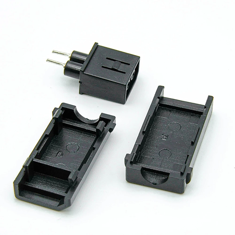 Replacement Power Jack 180 degree 2P Male Port Socket Connector for WII U Game Accessories