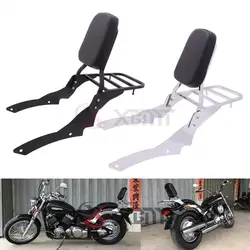 Motorcycle Passanger Backrest Sissy Bar w/ Luggage Rack For Yamaha Drag Star V-Star 400 650 Custom 1996-2017 2016 2015 2014 2013