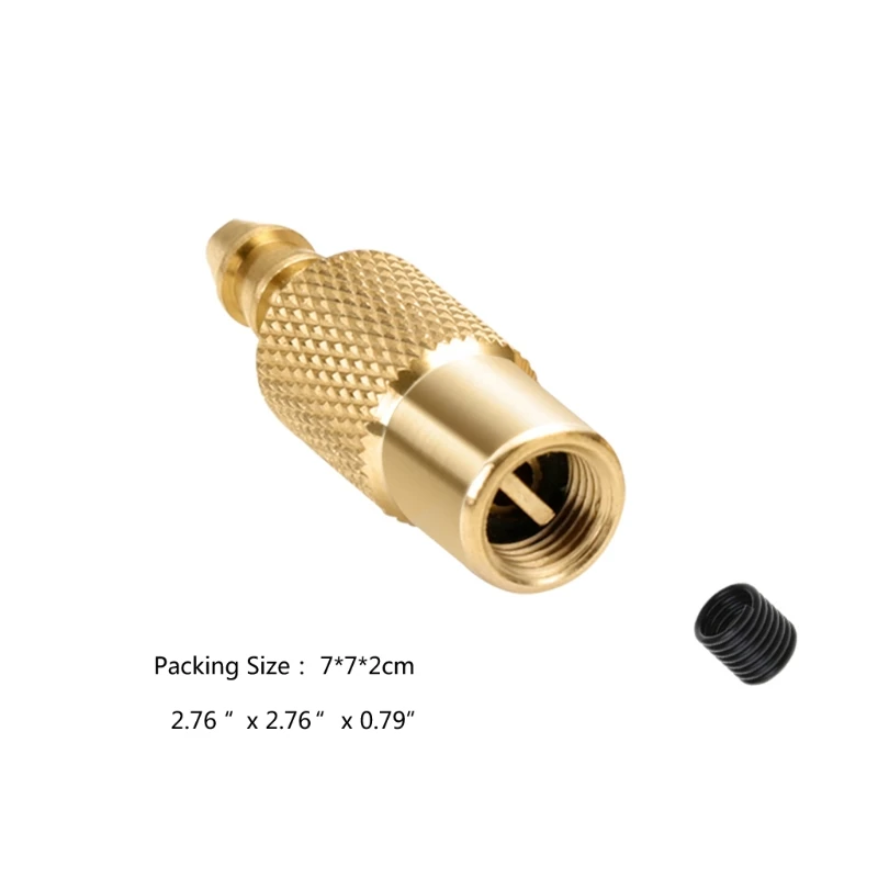 Messing luchtcompressor gesloten band Heavy Duty slot autobandenpomp mondstuk adapter Chuck Quick Converter hoofd
