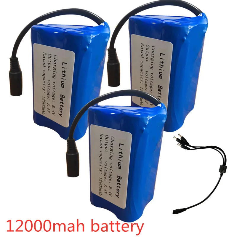 2011-5 H18 C18 Remote Control Fishing Bait Boat Spare Parts 7.4V 6000mAh/12000mAh Battery/Motor/Charger/3-To-1 Cable Accessory