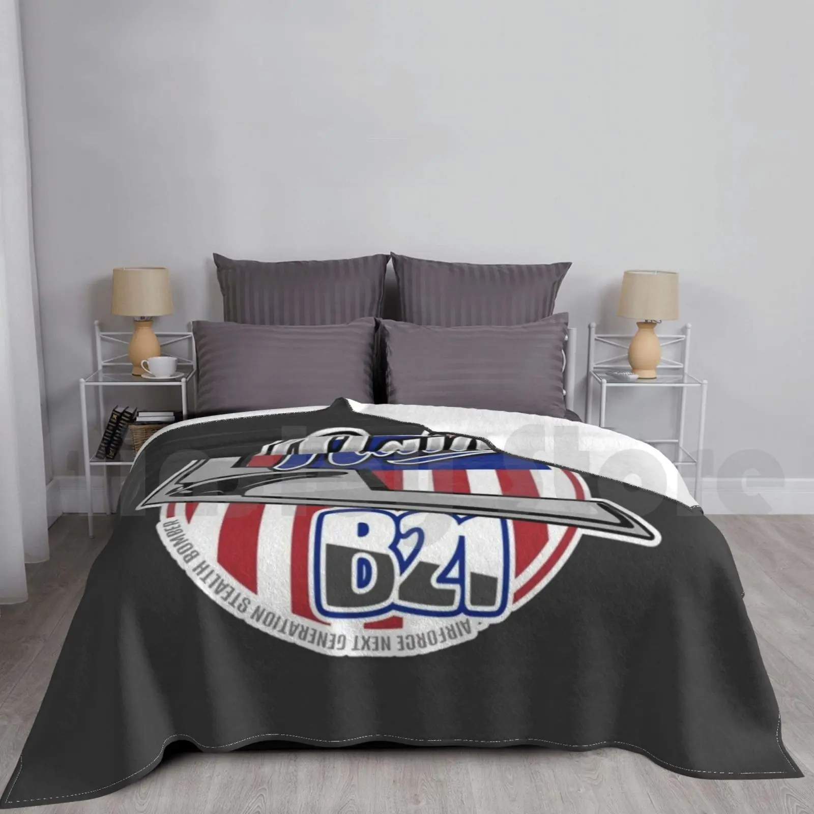 Go Raider Blanket Fashion Custom Rusty Aviation Airplane Jet Fly Wing Aircrew Airport Air Show Air Force