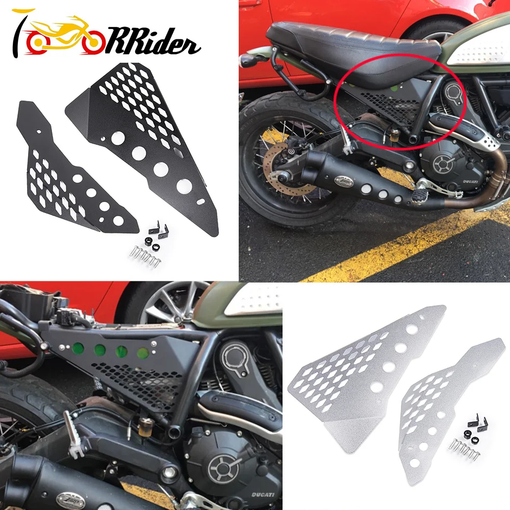 

Motorcycle Accessories Frame Seat Side Panel Fender Protective Cover for Ducati Scrambler Icon Sixty Sreet Classic Desert Sled