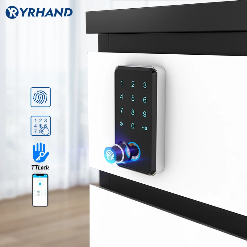 Electronic Smart Magnetic Sensor Rfid access control  fingerprint Cabinet Drawer lock