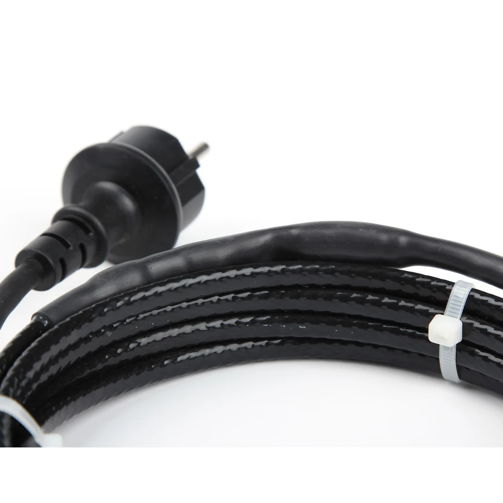 1~10m Self Regulating Heating Cable with EU Plug  Pre-assembled Heating Wire for  Water Pipe Anti-Freeze Protection