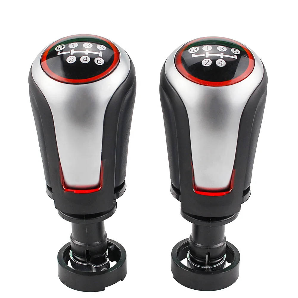 5 and 6 Speed Car Gear Stick Shift Knob For VW Passat B7 CC Jetta A5 A6 MK5 MK6 Golf 5 6 7 MK5 MK6 Polo Sedan 12mm