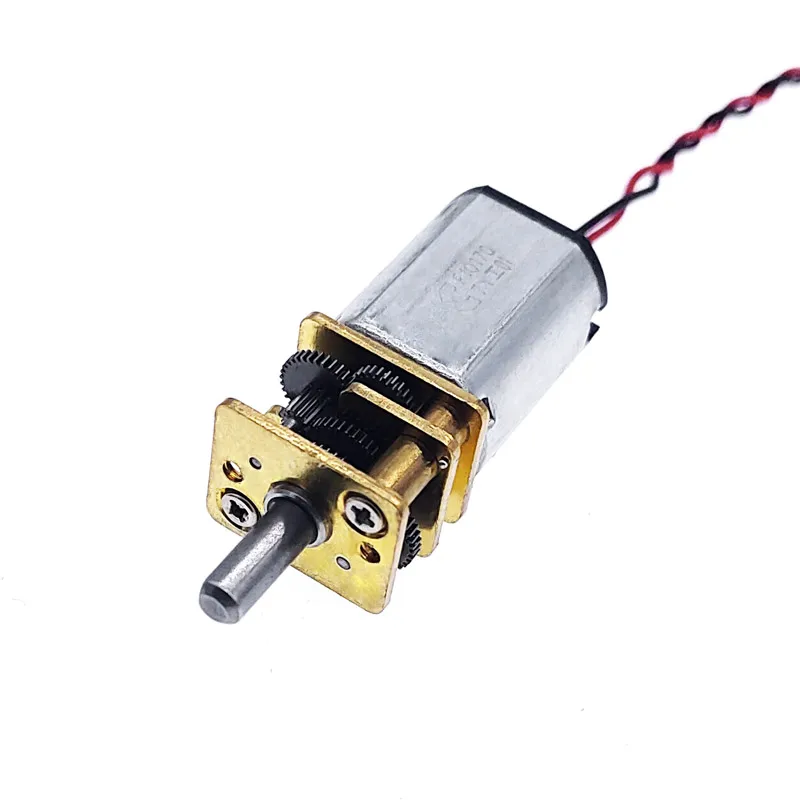 5Pcs G12-N20 Micro Metal Gear Motor with Gearwheel DC Motors Reduction motor D shaft 3V-9V rated voltage 6V rated speed 66RPM image 5