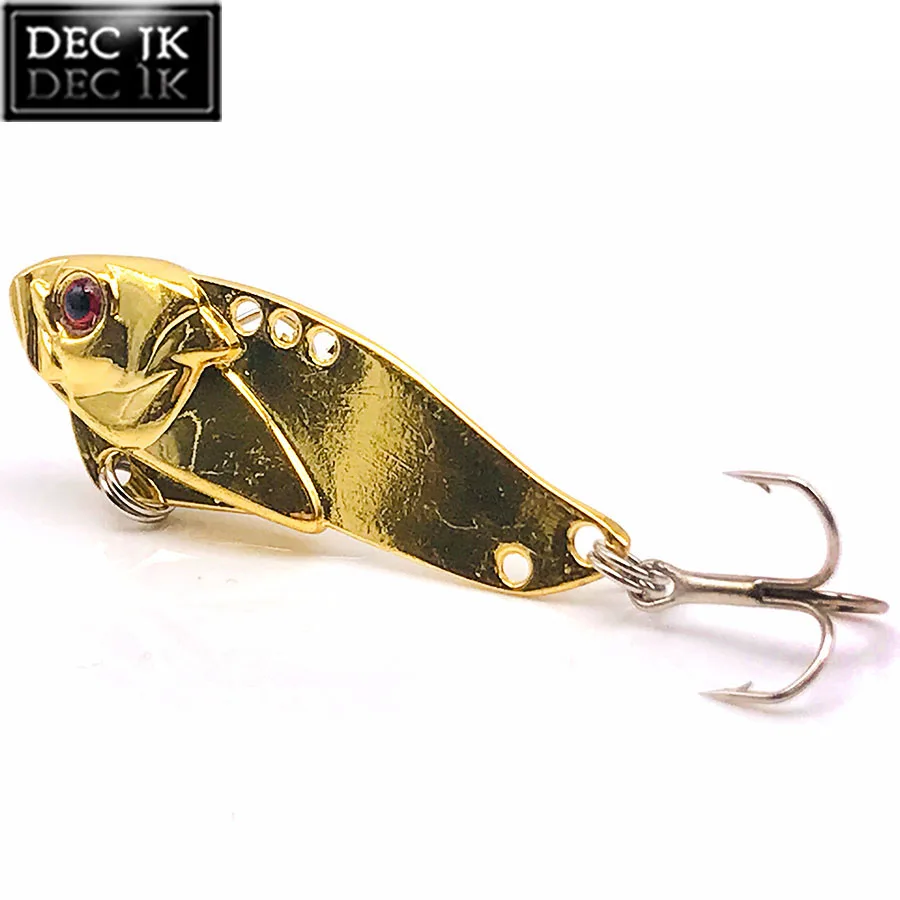 Cicada Lure Sinking Wobbler Metal Vib Rattlin Spoon Lures For Winter Fishing Bass 1PCS Vivid Artificial Hard Fake Baits 3D Eyes