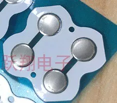 10ชิ้นแป้นพิมพ์ abxy ปุ่มกดฟิล์มนำไฟฟ้ากด Buton สำหรับ L R SWITCH ชิ้นส่วนซ่อมแผ่นโลหะ