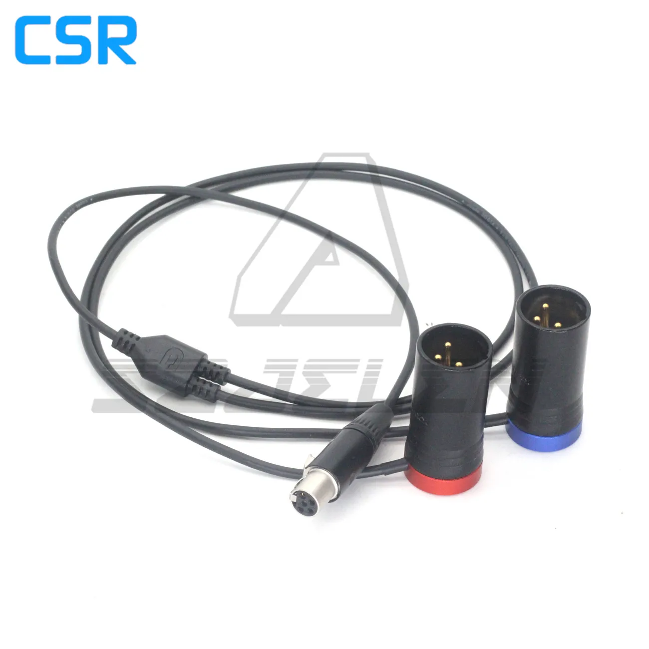 

ta5f to two flat cover XLR NEUTRIK 3pin XLR male for Zaxcom qrx200 audio cable