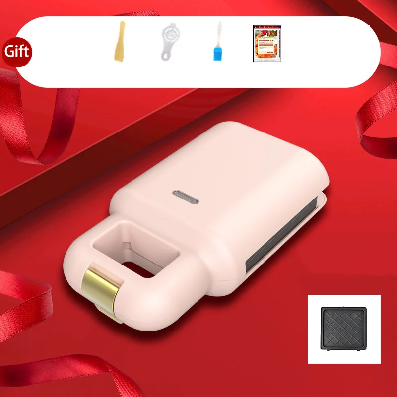 Elektrische Sandwich Maker Getimede Multifunctionele Ontbijt Machine Voor Huishoudelijke Wafel Maker Verwarming Druk Broodrooster Bakken MB12