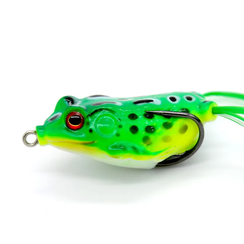 Double Propeller Frog Soft Baits Shad Soft Lure Jigging Fishing Lure Bait Prop Topwater Catfish Silicone Artificial Wobblers