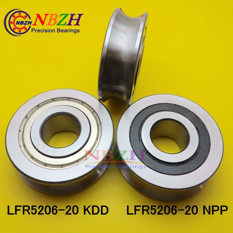 

Дорожка LFR5206-20 NPP LFR5206 KDD R5206-20 2RS, Радиальные Роликовые Подшипники 25*72*23,8*25,8 мм (точные двухрядные шарики), 20 мм