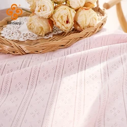 0.5/1/2m Soft knit Jacquard Fabric Ribbed Cotton For Sewing T-shirt, Pajamas, Home Clothes, Children's Clothing, DIY fabric