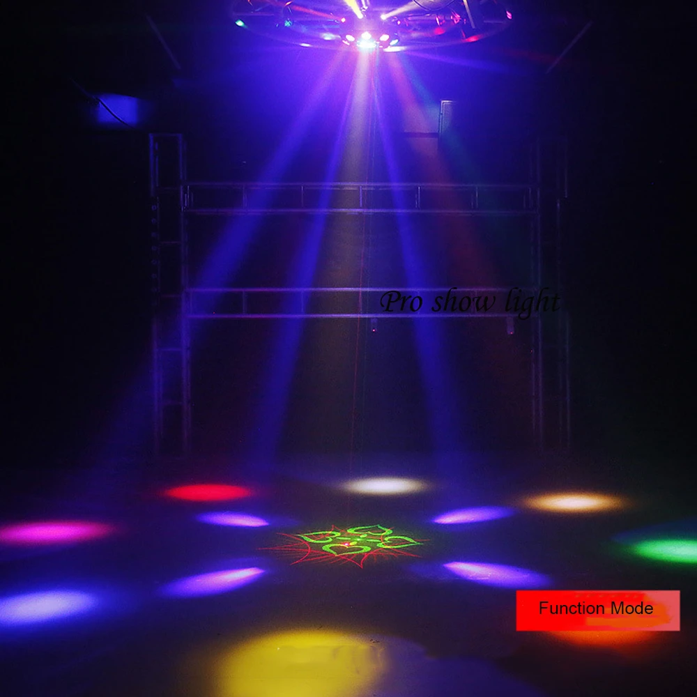 Fast Shipping 5IN1 LED Projector Stage Effect Laser Beam Strobe Flash Light DMX Bee Eyes Laser For Dj Disco Party Wedding Clubs