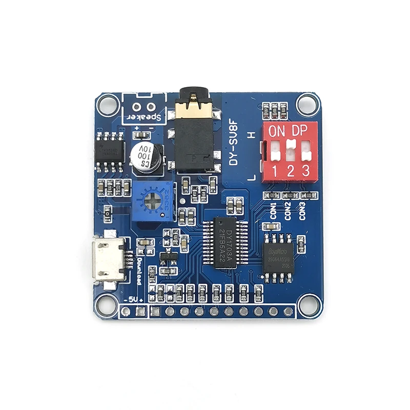 Voice Playback Module Board MP3 Music Player 5W MP3 Playback Serial Control SD/TF Card For Arduino DY-SV5W DY-SV8F