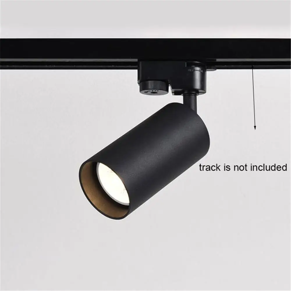 Black White Led Track Lights GU10 Track Lamps for Shop Rail Aluminum Spotlights for Clothing Store Surface Mount Track Lighting