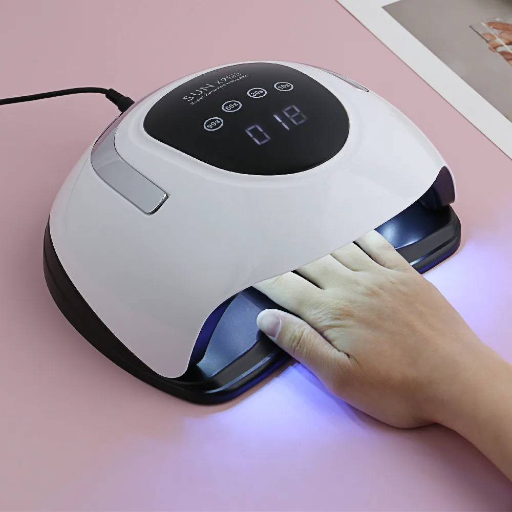 2021 High Power SUN X9Max LED Lamp New Nail Dryer 57 LEDs UV Lamp For Curing Gel Polish Timer Auto Sensing Manicure Tool