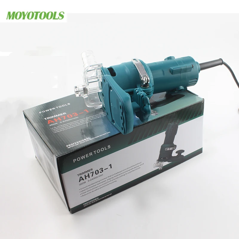 New Design Electric Trimming Machine with Dust Collecting Wood Router Woodworking Edge Cutter and PVC Trimmer Tools