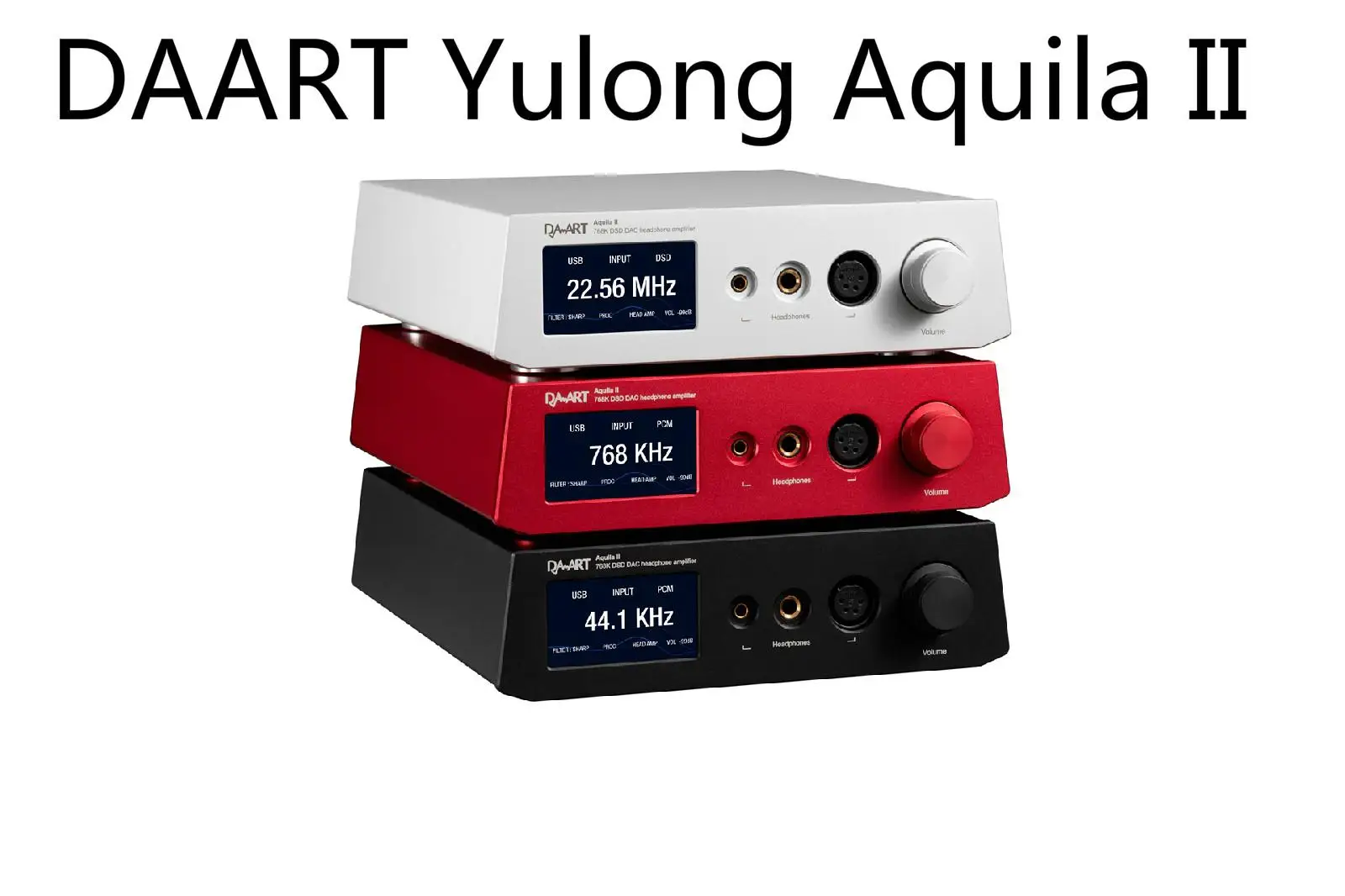 

DAART Yulong Aquila II ES9038Pro TPA6120 AK4497 DSD256 PCM768KHz DAC Balanced DSD XMOS Usb Decoding Headphone Amplifier AMP D300