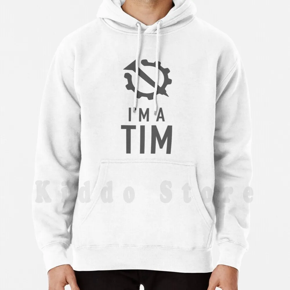 I'm A Tim ( Grey On White ) Hoodies Long Sleeve Hello Internet Cgp Grey Brady Haran Nail And Gear Nail Gear Cortex