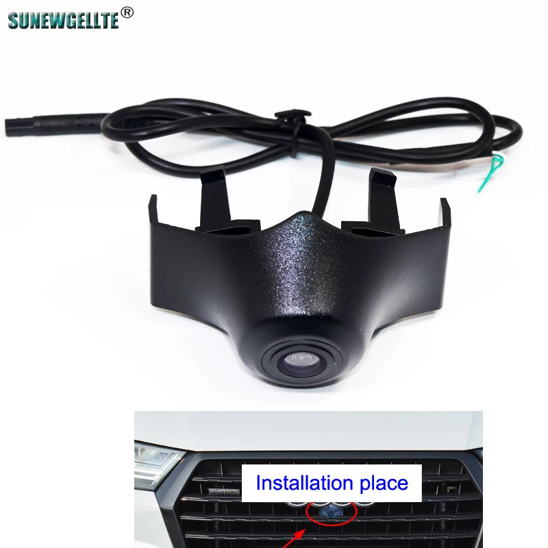 

CCD HD Car Front Grille View vehicle Logo Camera for AUDI Q7 2016 Car front view camera parking kit waterproof Night viosn