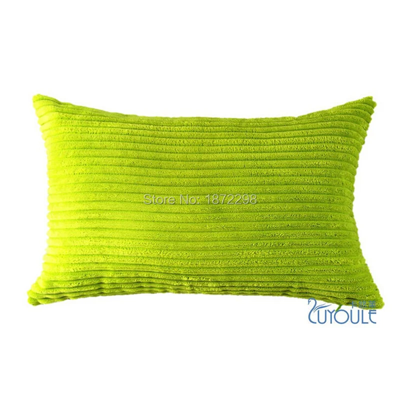 Corduroy Striped Cushion Covers 30X50cm 50X70cm Solid For Sofa Chair Car Pillowcase HT-NPCJC-CL