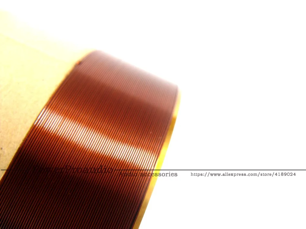 2 個 75.5 コア低音ボイスコイル Wihte アルミニウム 75.5 ミリメートル 10 インチ -18 インチサブウーファースピーカー 8OHM