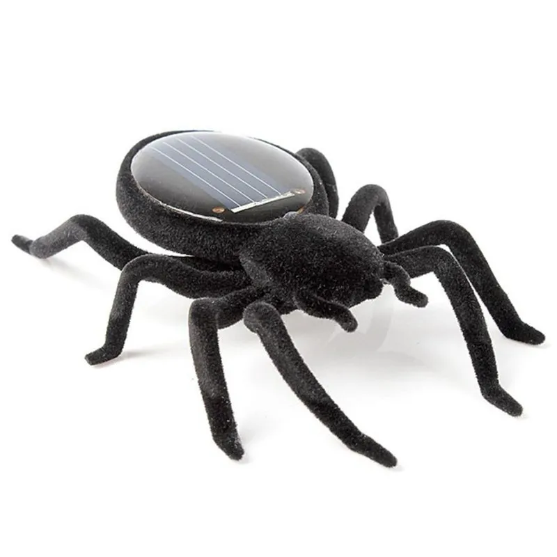 Solar Simulation Spider Plastic Creative New Strange Prank Toys Halloween Decoration Fun Gift Toys