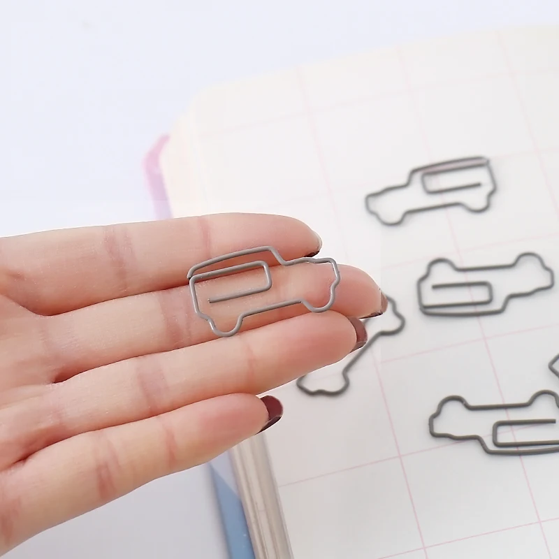 Car Modeling Paper Clip Office Stationery Storage metal Paper Clip Paperclips Clips Para Papel Office Supplies Clipes Klips