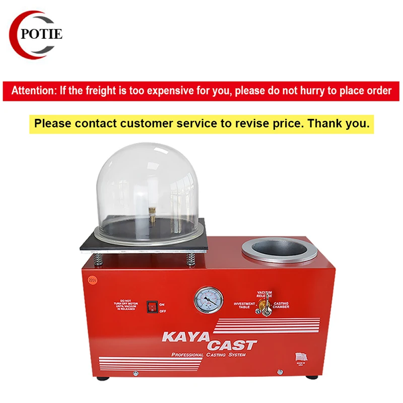 4L 220V Gold Silver Copper Vacuum Inventing Casting Machine Jewelry Making Equipment Accessories Recycling Melting Furnace