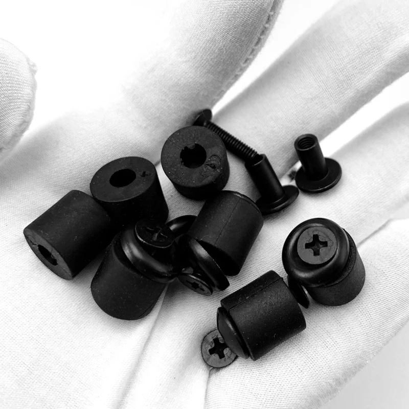 6 Sets Kydex Holster Screw Parts & Accessories Fast-dialing Sheath Screw Fittings Making K Sheath DIY Waist Clip Screw