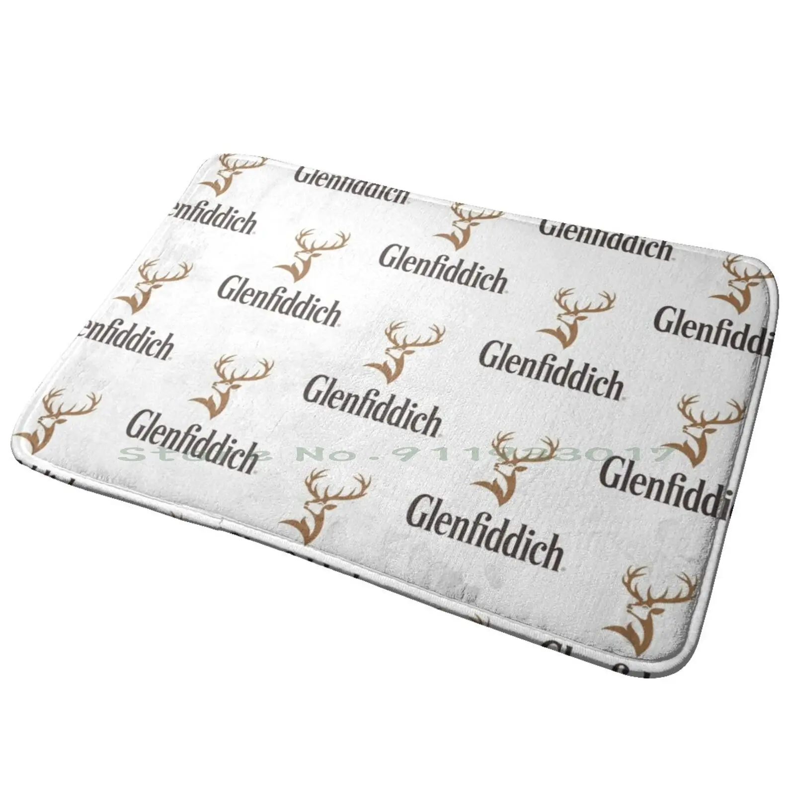 

Official Glenfiddich Classic Entrance Door Mat Bath Mat Rug Middle Finger Flip The Bird You Anger Passive Aggressive Funny