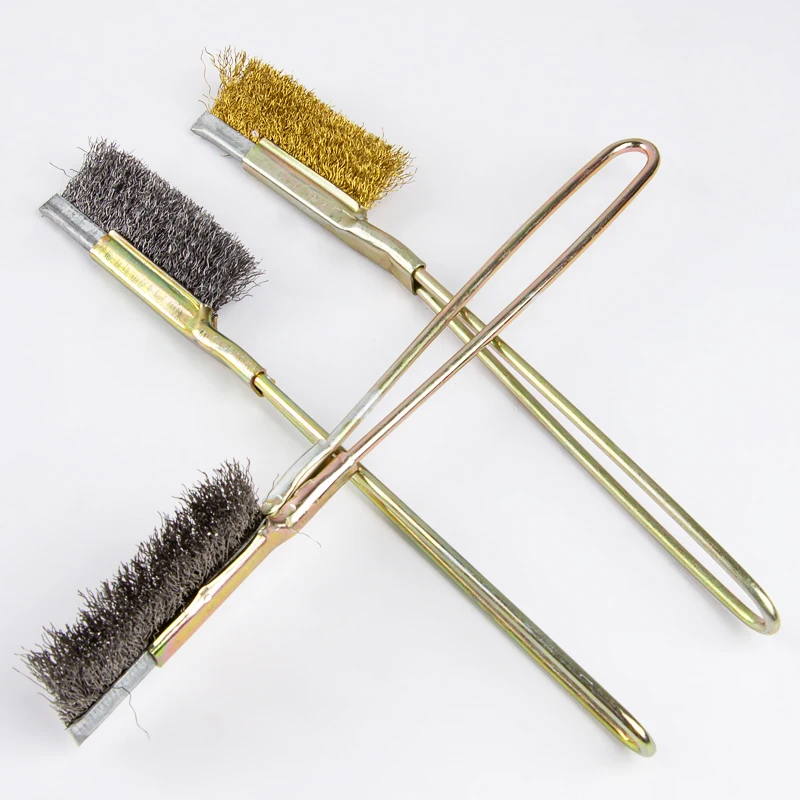 Stahl Draht Pinsel Grill Reinigung Edelstahl Draht Eisen Pinsel Kleine Stahl Kupfer Pinsel Entrosten Brushsteel Draht Pinsel – Detail 5