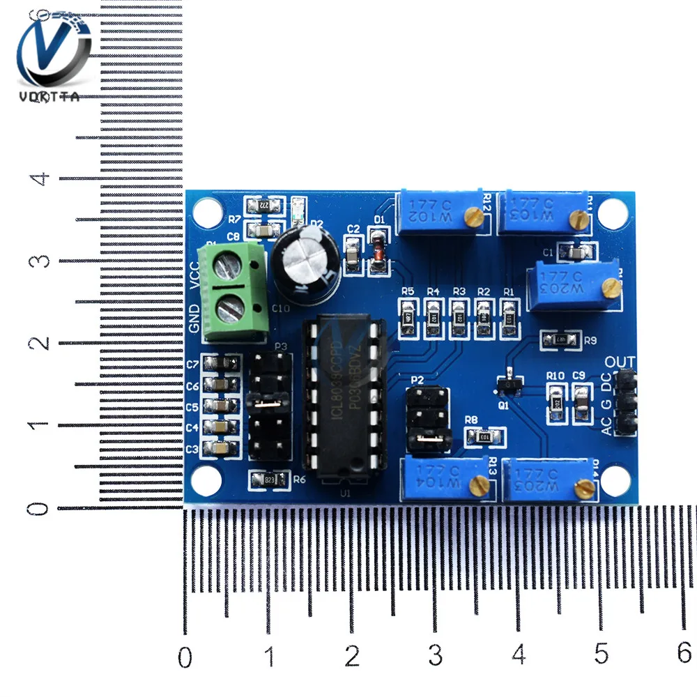 Generador de señal ICL8038, función de sintetizador, módulo generador de señal de onda cuadrada, sintetizador electrostático de frecuencia de pulso, bricolaje