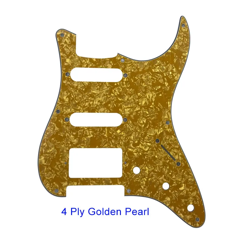 Fei Man - Guitar Parts For US 57 Year, 8 Screw Holes, Strat Guitar Pickguard, PAF Humbucker, Single HSS Scratch Plate