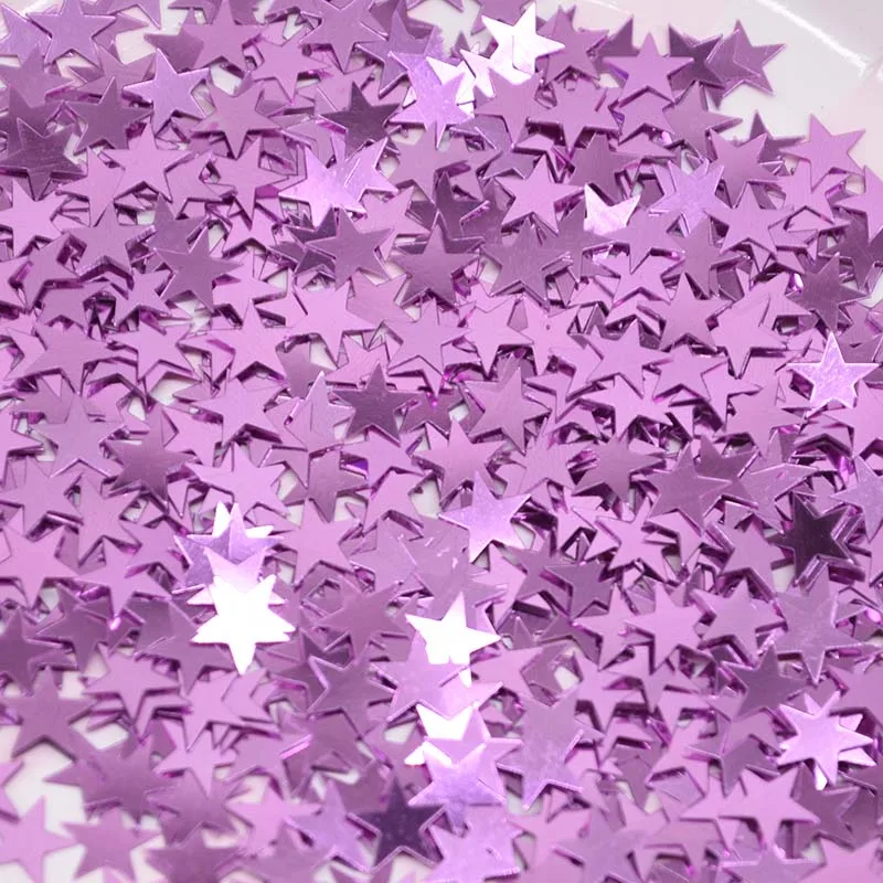 6/10mm Stars Confetti Acrylic Star Confettis Sprinkles For Table Anniversary Wedding Birthday Decor Colorful Bright DIY Supplies