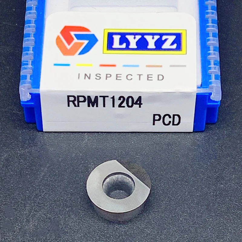 Rpmt1204 pcd cbn CNC丸フライスインサートカッティングブレードアルミニウム鋼用
