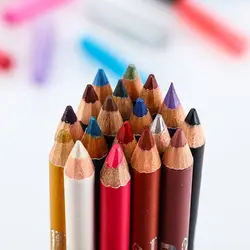 Fashion Eye Cosmetics Matte Waterproof Eye Shadow&Liner Pencil Pearl Pigment Glitter Colourful Lip Liner Pen